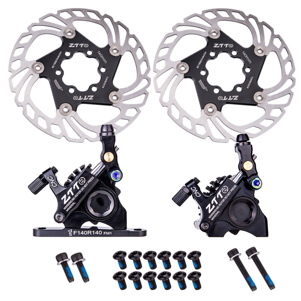 ZTTO GLDS 1 Pair Aluminum MTB Bike Disc Brake Set Cycling Accessory for Road Bicycle ZTTO GLDS 1 Pair Aluminum MTB Bike Disc Brake Set Cycling Accessory for Road Bicycle